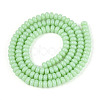 Opaque Solid Color Glass Beads Strands GLAA-ZX008-4mm-18U-2