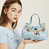 2Pcs Alloy Enamel Strawberry Charm Aluminum Bag Decorative Chains HJEW-BBC0001-27B-7