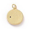 Rack Plating Brass Micro Pave Cubic Zirconia Pendants ZIRC-C042-18-3