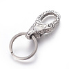 304 Stainless Steel Split Key Rings Hand Polished STAS-E452-63AS-2