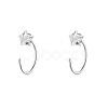 999 Fine Silver Stud Earrings FS-WG1D9DE-16-1