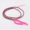 Natural Garnet Beads Strands G-E351-03-2