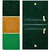 3Pcs 3 Colors Folding Velvet Jewelry Storage Bags for Earrings Rings Bracelets ABAG-CN0001-69A-1