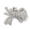 Brass Micro Pave Clear Cubic Zirconia Pendants FIND-Z041-01P-1