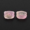 Two Tone Transparent Spray Painted Glass Beads GLAA-T022-03-C06-3