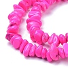 Natural Magnesite Beads Strands TURQ-P001-02A-09-3
