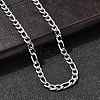 5MM 304 Stainless Steel Figaro Chains Necklaces for Women NJEW-B134-07A-P-2
