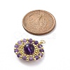 Handmade Japanese Seed Beads Pendants PALLOY-MZ00054-02-3