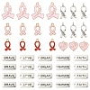 100Pcs 10 Styles Alloy Enamel Pendant Sets FIND-YW0006-82-1