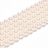 Baking Paint Pearlized Glass Pearl Bead Strands HY-N002-5mm-A11-3