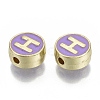 Alloy Enamel Beads ENAM-S122-028H-NR-2