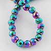 Non-magnetic Synthetic Hematite Beads Strands G-Q890-2mm-6-1