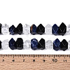 Natural Obsidian & Sodalite & Quartz Crystal Beads Strands G-N358-01A-02-5