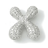 Rack Plating Brass Cubic Zirconia Pendants KK-S378-02P-X-1