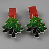 Cute Christmas Acrylic Alligator Hair Clips PHAR-WH0013-03B-1