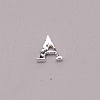 Letter A~Z Alloy Rhinestone Cabochons MRMJ-WH0072-92A-3