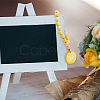 2Pcs 2 Style Lemon Wooden Beaded Garland with Rustic Jute Tassel HJEW-GF0001-26-7