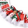 Cloth Pet's Christmas Lace Bandanas AJEW-D051-06A-2