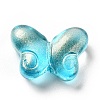 Transparent Baking Paint Glass Beads GLAA-F115-01F-2