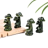 Natural Xiuyan Jade Carved Mushroom Figurines PW-WG0F91C-01-1