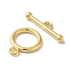 Rack Plating Brass Toggle Clasps KK-A225-06G-2