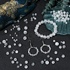 450Pcs 4 Styles Spray Painted Crackle Glass Beads CCG-PA0001-09A-4