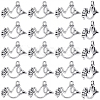 100Pcs Tibetan Style Alloy Pendants TIBEP-SC0003-43-1