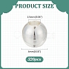 320Pcs Brass Solid Round Beads KK-ME0002-69-2