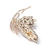 Rhinestone Butterfly Brooch Pin JEWB-P016-03LG-03-4