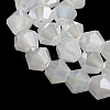 Imitation Jade Electroplate Glass Beads Strands EGLA-A039-J4mm-B06-3