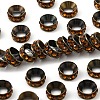 Brass Rhinestone Spacer Beads X-RB-A020-10mm-15AB-1
