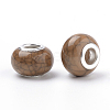 Imitation Turquoise Style Resin European Beads OPDL-Q132-06-2