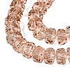 Transparent Glass Beads Strands GLAA-Q114-01A-A13-3