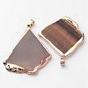 Mixed Natural Agate Slices Big Pendants G-R125-2-2