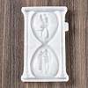 Valentine's Day Sandglass with Couple DIY Wall Decoration Statue Silicone Molds SIL-F007-11-2