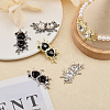 12Pcs 6 Styles Alloy Connector Charms FIND-CA0008-38-5