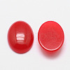 Dyed Oval Natural Jade Cabochons G-K021-25x18mm-07-2