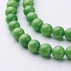 Natural Mashan Jade Round Beads Strands X-G-D263-8mm-XS17-2