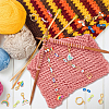 Rainbow DIY Knitting Tool Sets HJEW-NB00058-5