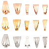 60Pcs 15 Style Ion Plating(IP) 304 Stainless Steel Snap On Bails STAS-OC0001-09-1