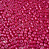 Baking Paint Pearlized Glass Seed Beads SEED-T008-03O-3
