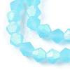 Imitate Austrian Crystal Bicone Frosted Glass Beads Strands EGLA-A039-T2mm-MB20-3