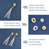 16Pcs 4 Style 304 Stainless Steel Stud Earring Findings STAS-UN0031-23-3