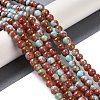 Baking Paint Glass Bead Strands GLAA-H031-01A-04-2