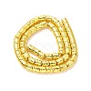 Electroplated Natural Lava Rock Beads Strands G-G984-03G-2