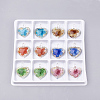 Handmade Gold Sand Lampwork Pendants LAMP-S189-05-B-1