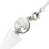 Natural Quartz Crystal Cone Dowsing Pendulum Big Pendants G-C114-02P-21-4