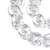 Electroplate Glass Beads Strands EGLA-N012-07A-3