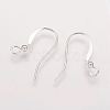 Brass French Earring Hooks KK-Q365-S-NF-2