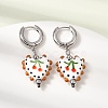 Brass Hoop Dangle Earrings KK-CBA8324-26P-03-3